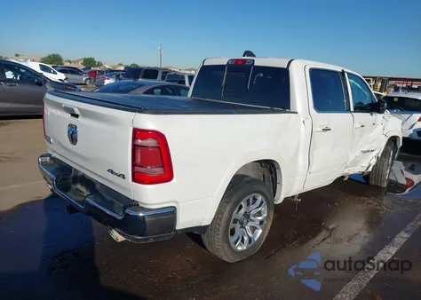 2021 Ram 1500 Limited Longhorn 4X4 5'7 Box из США, поврежденный, VIN 1C6SRFKT7MN679290